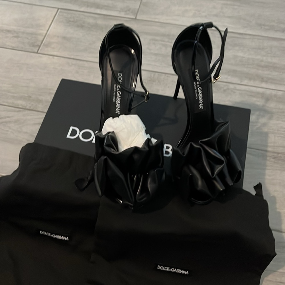 Dolce & Gabbana ruched-detail sandals